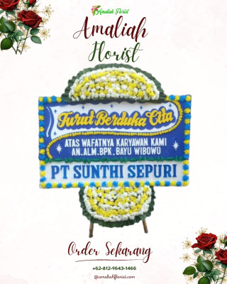 Papan Bunga Duka di Kedungkeris