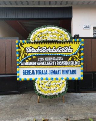 Papan Bunga Duka di Kedungkeris
