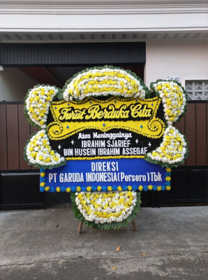 Papan Bunga Duka di Kedungkeris