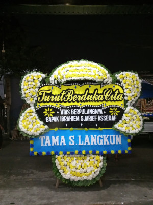 Papan Bunga Duka di Kedungkeris